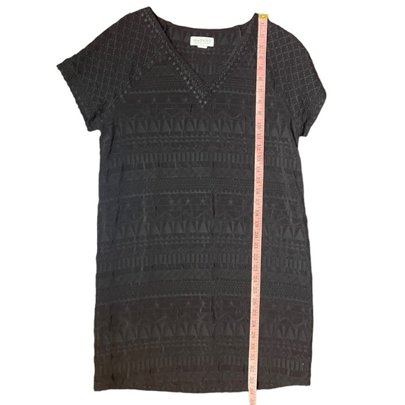 Velvet by Graham and Spencer Black Short Sleeve Mini Dress Cover Up small - Picture 7 of 11